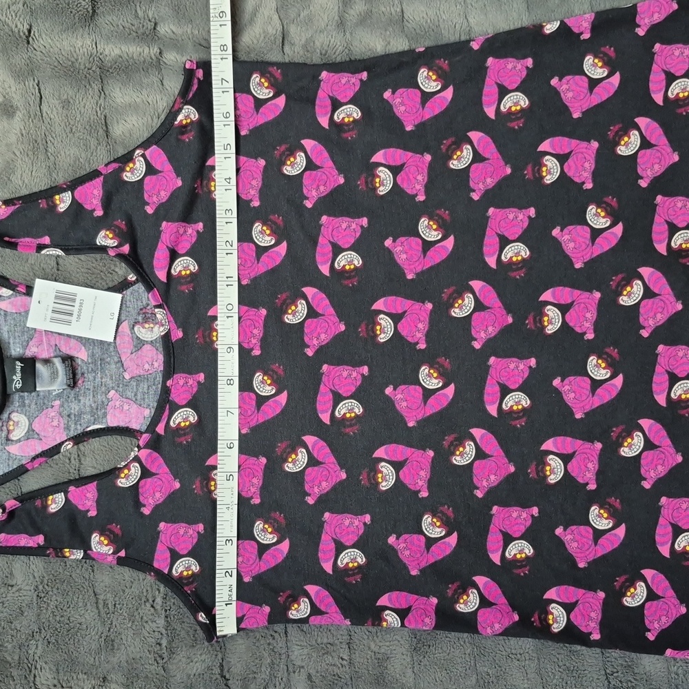 Cheshire Cat From Alice In Wonderland Printed Tank Top Size Large New With Tags - Picture 5 of 10